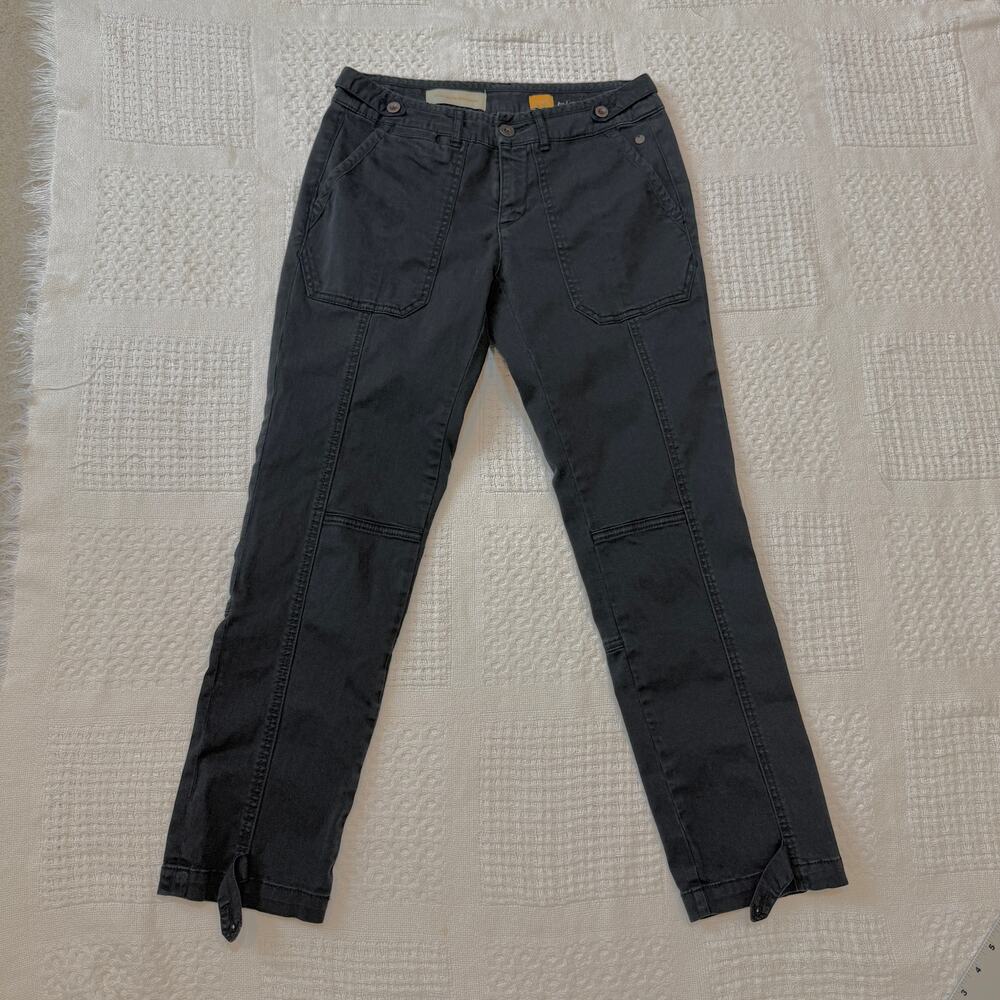 Pilcro and the Letterpress 27 fit / Hyphen chino pant waist and hem tabs P3 2682 - Picture 9 of 12